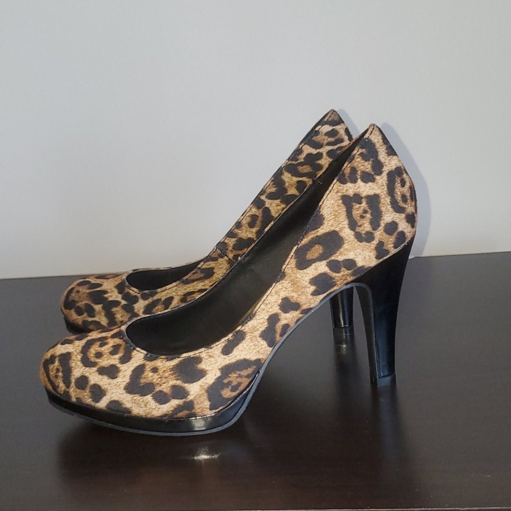 Lane Bryant Animal Print Heels